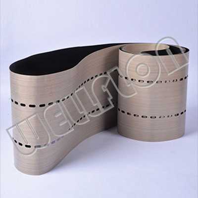 PTFE Tabber Stringer Belts with Seamless 2 rows of holes