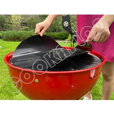 Round PTFE Non-Stick BBQ Grill Mat