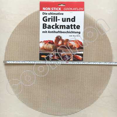 PTFE Teflon Non-Stick Pizza Mesh with Brown Color